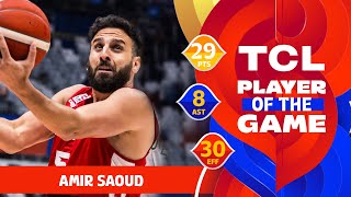 Amir Saoud (29 PTS) | TCL Player Of The Game | CIV vs LBN