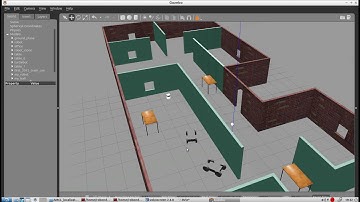 White Color Object Chasing Bot Simulation