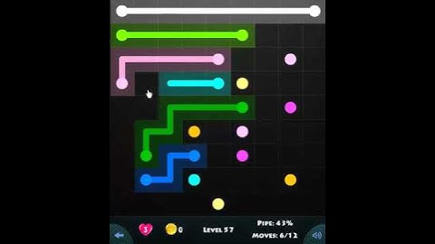 9 × 9 MANIA LEVEL 57 - FLOW GAME ON FACEBOOK Connect the dots