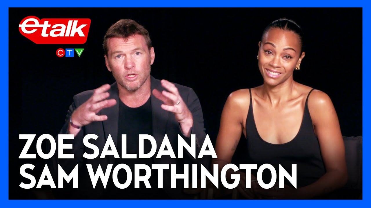 Zoe Saldaña and Sam Worthington talk working with James Cameron on