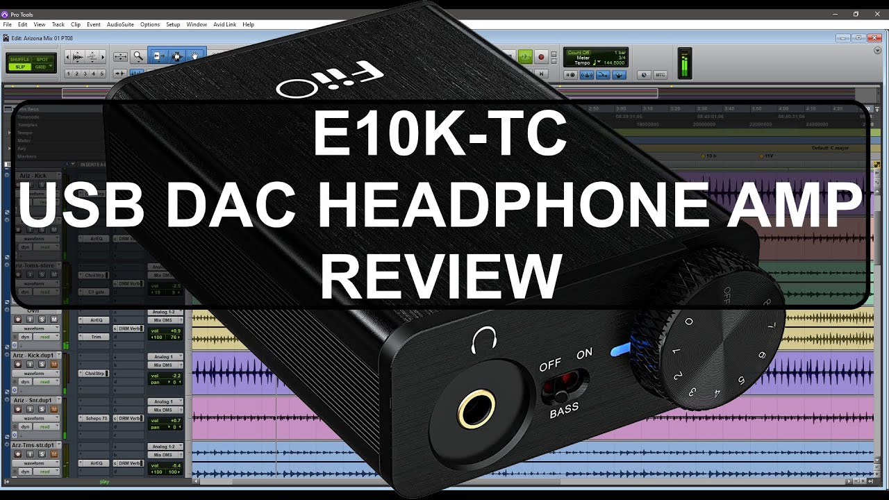 FiiO E10K TC DAC Headphone Amplifier - YouTube