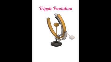 Mesmerizing 3D Animation: Triple Pendulum in Motion || #shorts #viral #3danimation #pendulum #3d