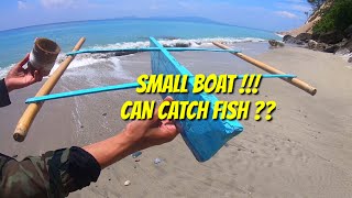 BEACH FISHING PHILIPPINES !! SUPER EFFECTIVE MINIATURE BOAT ! (PART2)