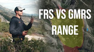 FRS vs GMRS Walkie Talkie Range Comparison - Rocky Talkie Range Testing