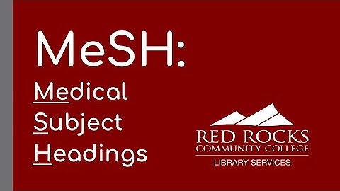 How to use MeSH terms in PubMed