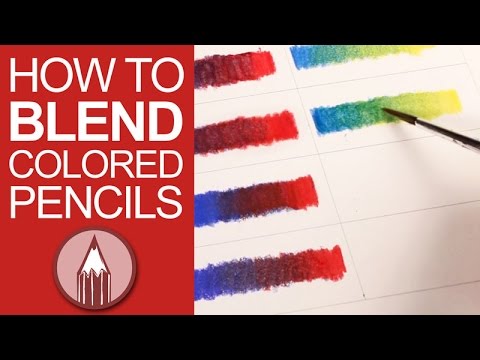 Drawing Tips: How to Blend Colored Pencils