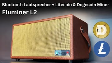 2-in-1: Music enjoyment & crypto mining – Bluetooth speaker + LTC/DOGE mine