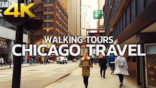 CHICAGO TRAVEL  USA, WALKING TOUR (2 HOURS 15 MINUTES), 4K(60FPS)  UHD