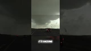 FACE TO FACE WITH A MONSTER TORNADO! #weather #stormchasing #tornado