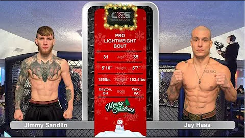 Jay Haas vs Jimmy Sandlin | Full Fight | CFS5: Fights Before Christmas