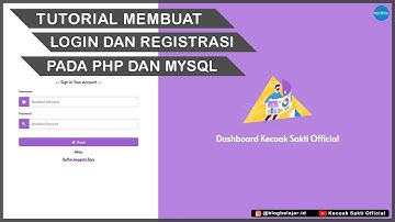 Tutorial Membuat Fungsi Login Dan Registrasi Menggunakan Codeigniter 3