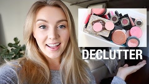 NAIL POLISH + MAKEUP DECLUTTER | Fall 2016