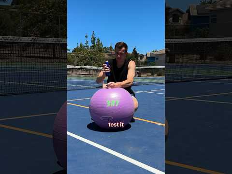 Fitness ball explosion💥