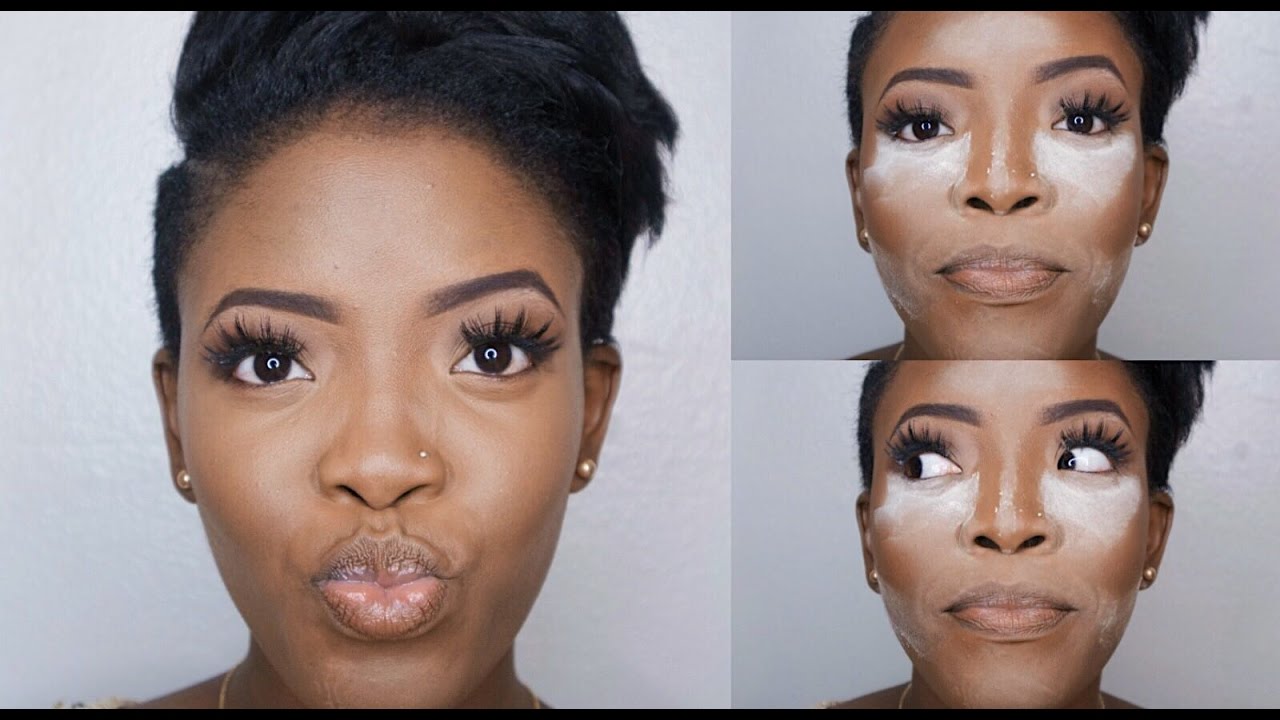 HOW TO HIGHLIGHT & CONTOUR FOR DARK SKIN YouTube