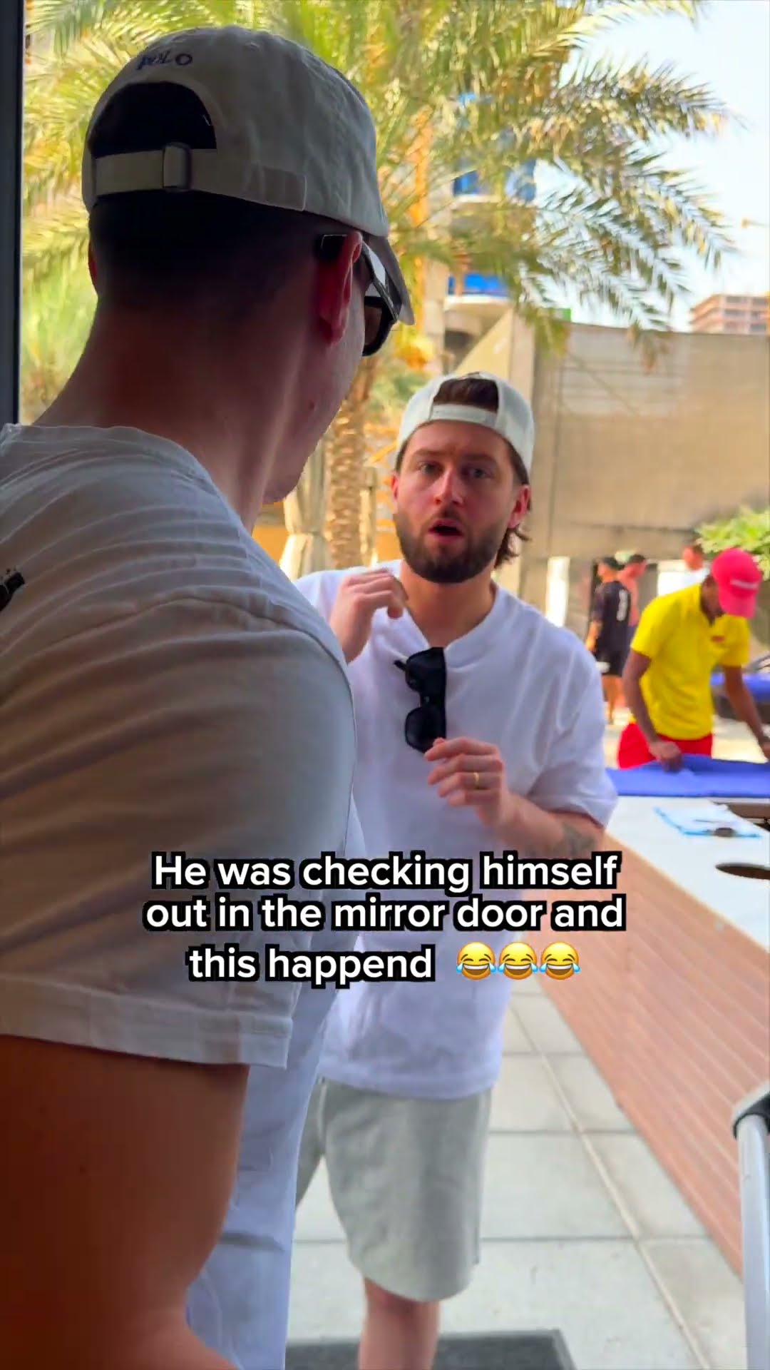 When he realised ???