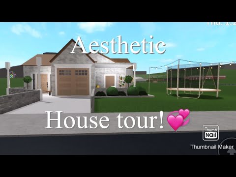 roblox bloxburg chic one story family mansion youtube