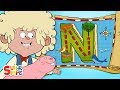 Alphabet Cartoon For Kids - A New Adventure on "N" Island with the ABC Pirates