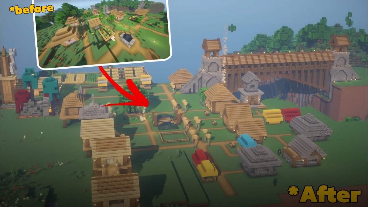 VILLAGE TRANSFORMATION IN GOD SMP [ DEV FLASHER ] EP-6 - YouTube