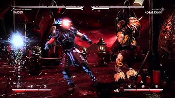 Mortal Kombat X - Raiden (Master of storms) electric traps setup & shenanigans