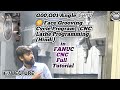 Lecture #17 ✅G00,G01 के साथ single face Grooving in🔧 fanuc cnc full Tutorial #karmacncengineering