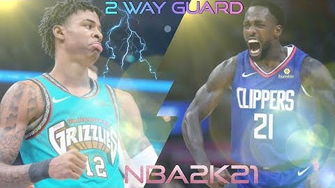 NBA 2K21 Best Builds Pt.3 - PG Build 2 Way Scoring Machine