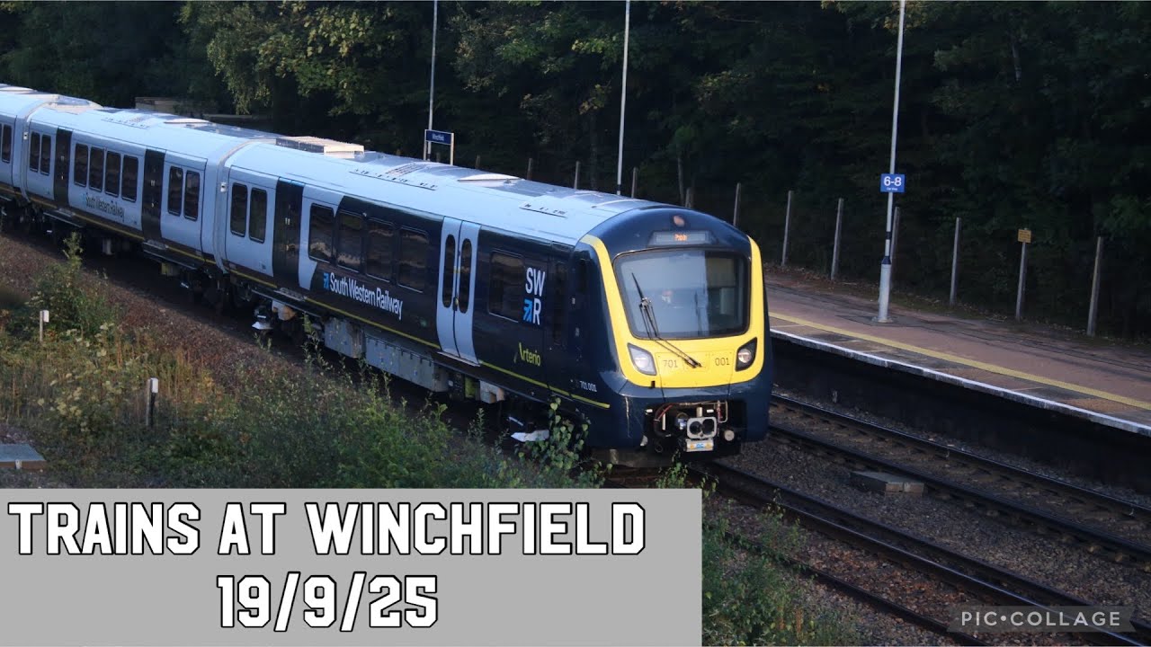 Trains at Winchfield - 19/9/25