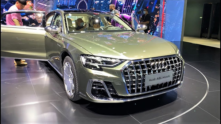 2022 Audi A8L Horch Walkaround—2021 Guangzhou Motor Show—2022款奧迪A8L霍希版，外觀與內飾實拍 - 天天要聞