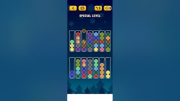 Ball sort special level after 3055