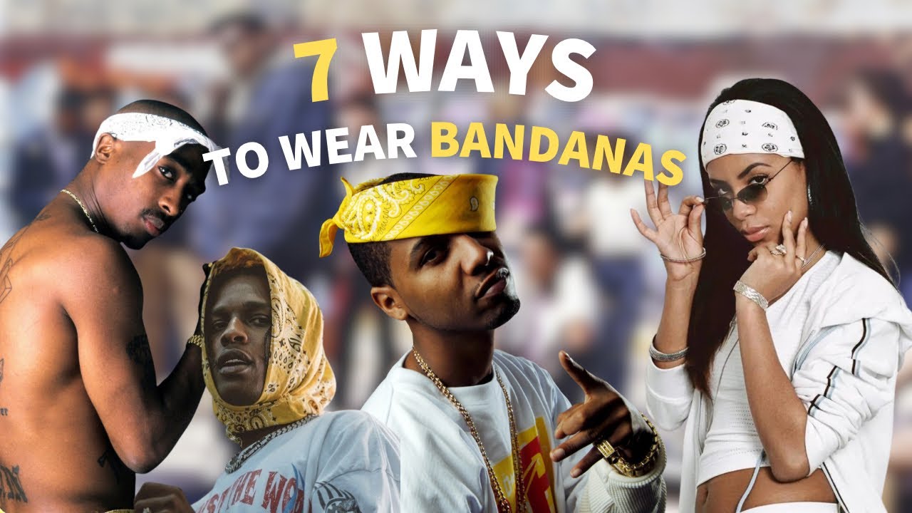 7 WAYS TO WEAR BANDANAS (90's style) Astrid Floweur YouTube