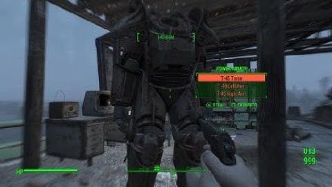 Fallout 4 sniping power armor fusion cores.