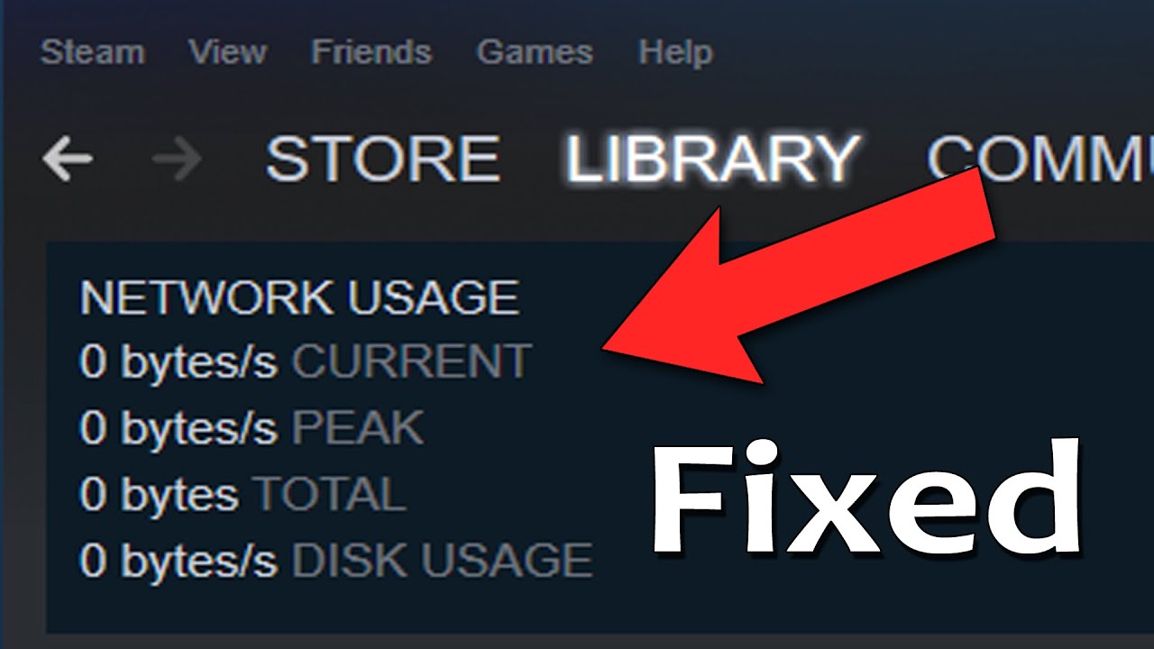 FIX: Steam Download Stuck at 0 Bytes