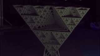 Scramble Delta 3D Printer Printing Equilateral Pyramid By Dizingof