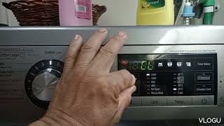 LG Inverter washing machine how to reset CL ( Child lock) .