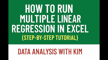 How to Run Multiple Linear Regression in Excel (Step-by-Step Tutorial)