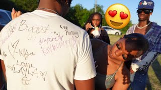 50 Girls Signed My Shirt... But Only the Fine Ones Got the Purple Marker!