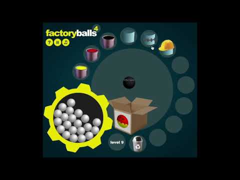 Solving level 10 on Factory Balls on Coolmath Games for #NewYearNewBrain