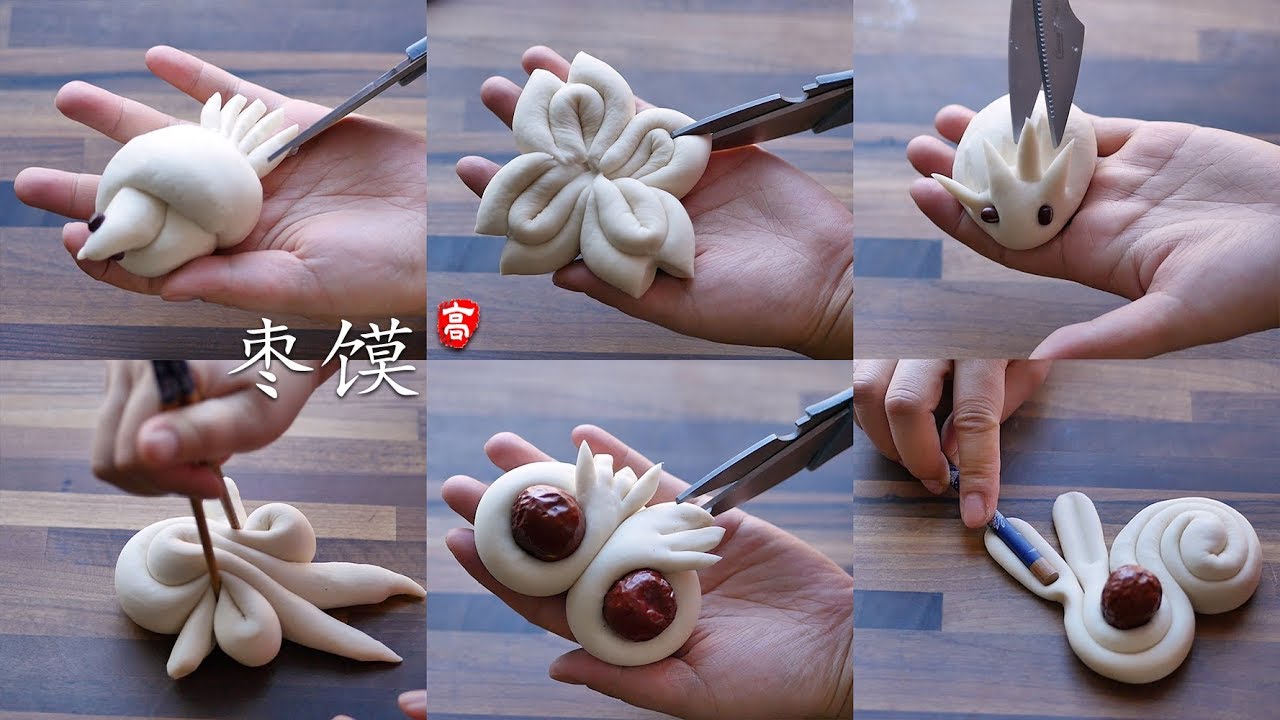 枣馍  几种简单的造型 最适合家庭制作