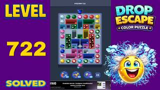 Drop Escape – Level 722 | Walkthrough