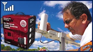 RV Cellular Signal Booster Unboxing, Installation, and Review
