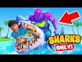 Fortnite, But ONLY Shark Loot Challenge!