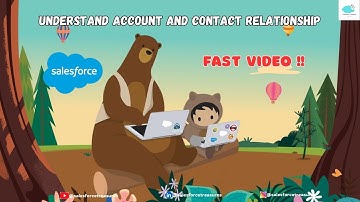 Understand Account & Contact Relationship🤝🌐| Account & Contacts #trailmix #journey2salesforce