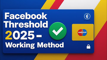 How to make facebook threshold with Master Card Method 2023 #threshold #method #tricks #advertising