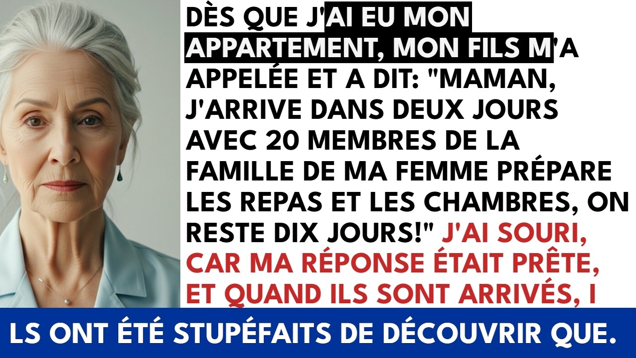 La clé a tourné dans la serrure à 10h, et j'ai eu le souffle coupé : Thomas avait l'air différent, presque gêné, tandis que Séverine évitait mon regard. « On a annulé pour les autres, mais on...