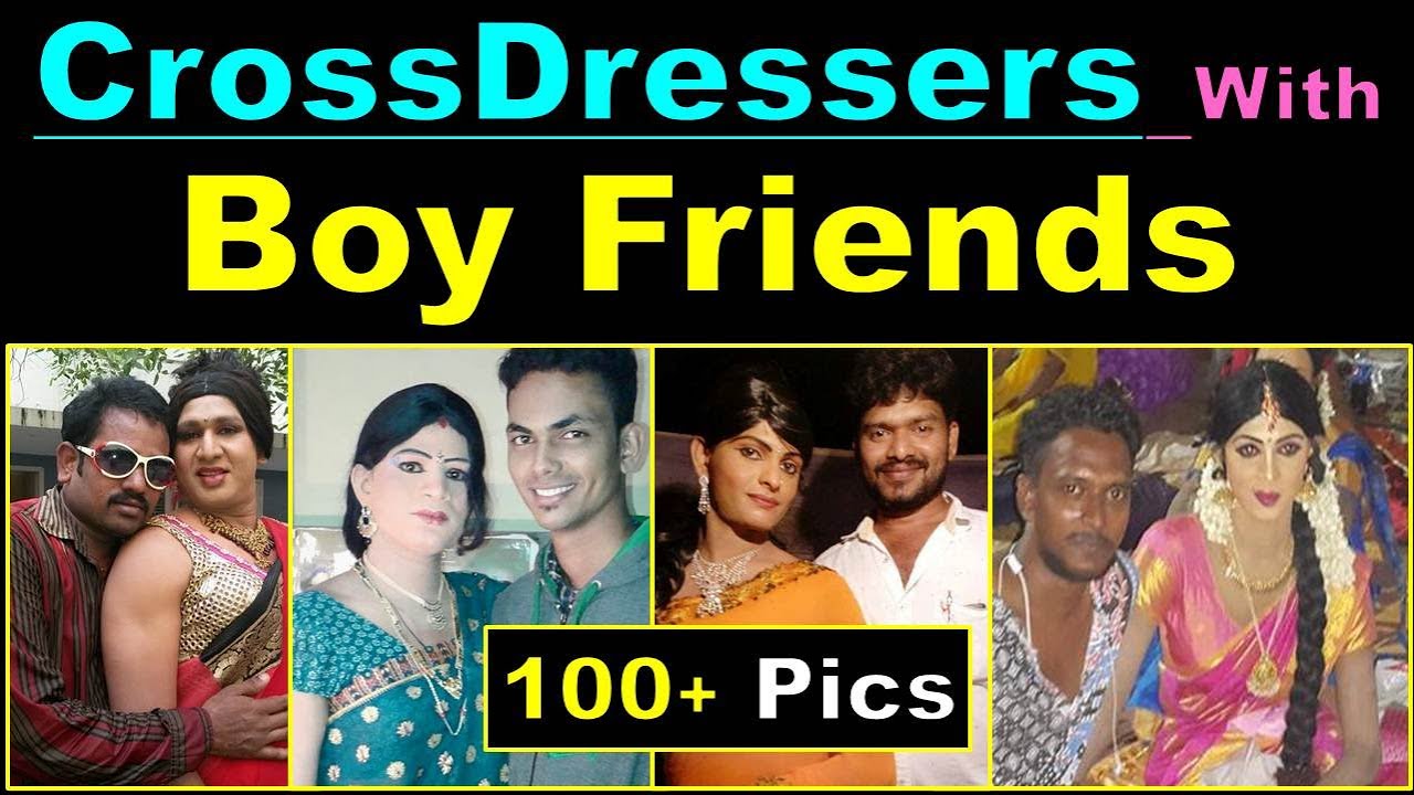 Indian Crossdresser || Crossdressers with Boy Friends || Boy to Girl makeup ||Men in Saree