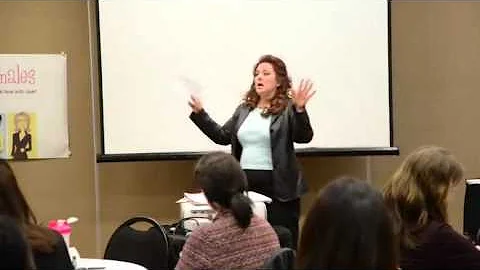 Patricia Langlois presents to Financially Fit Fema...