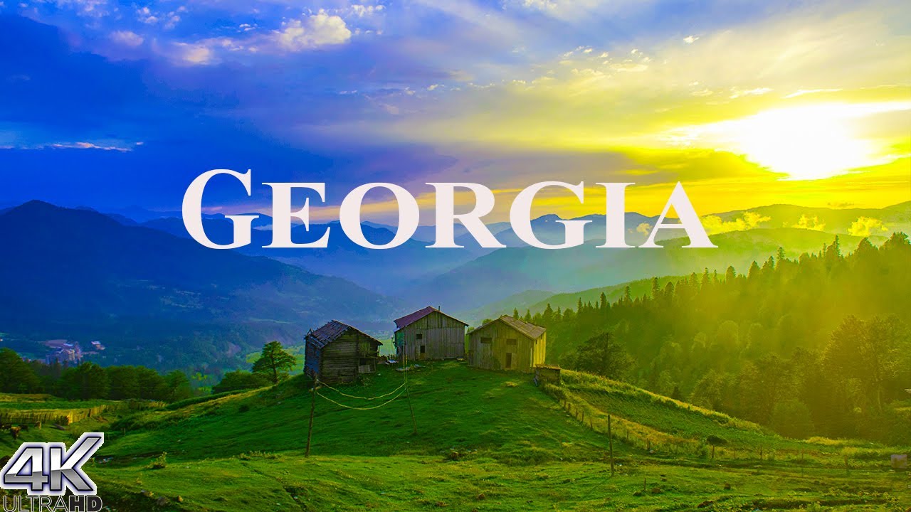 Грузия 4K UHD- Живописный фильм о релаксации на природе- Успокаивающая музыка с потрясающими кадрами