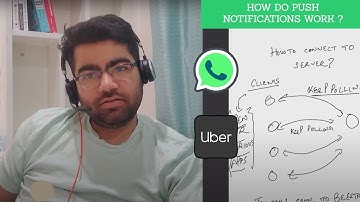 HOW DO PUSH NOTIFICATIONS WORK ? | WHATSAPP CHAT NOTIFICATIONS | SYSTEM DESIGN | DISTRIBUED SYSTEMS