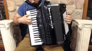 WELTSUPRA96BK - Black Weltmeister Supra Tone Chambered Piano Accordion LMMH 37 96 $4999