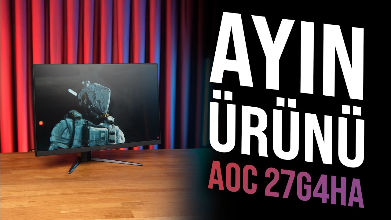 AOC 27G4HA 27" 200Hz 0.5ms HDMI DP G-Sync AdaptiveSync Pivot HDR10 FHD Fast IPS Gaming Monitör