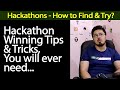 All about hackathons  how to find participate  win 